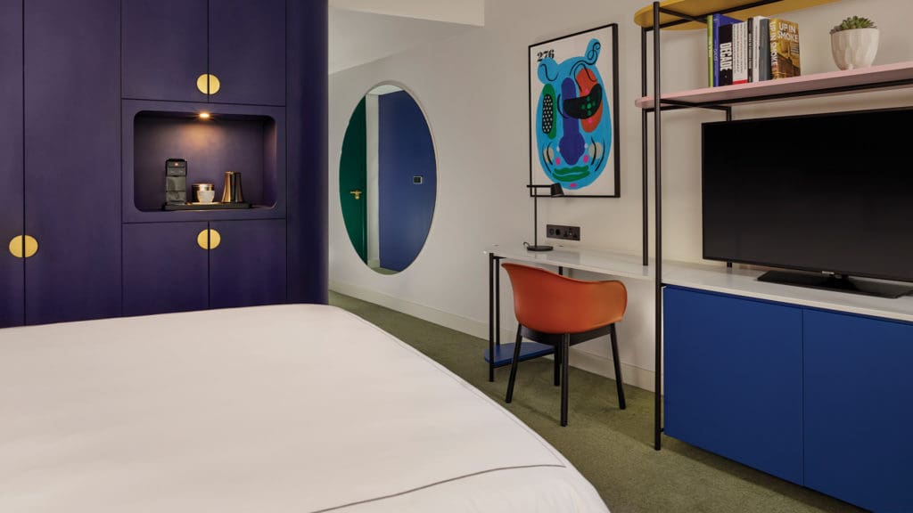 room designed by Jaime Hayon at art'otel London Battersea Power Station
